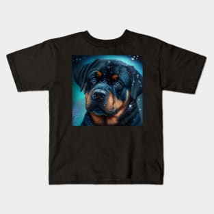 Bubblelicious Rottweiler Puppy Kids T-Shirt